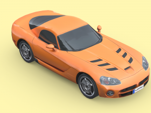 Dodge Viper SRT 2010 3D Model