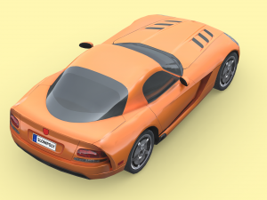 Dodge Viper SRT 2010 3D Model