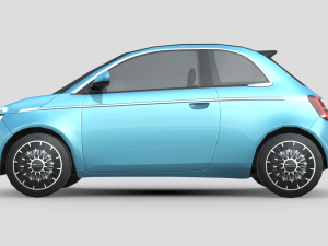 Fiat 500 La Prima 2021 3D Model