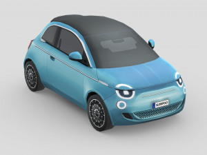 Fiat 500 La Prima 2021 3D Model