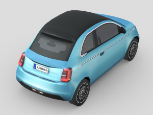 Fiat 500 La Prima 2021 3D Model