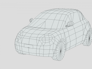 Fiat 500 La Prima 2021 3D Model