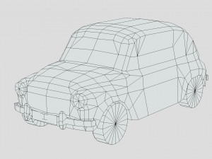 Fiat 600D 1965 3D Модель