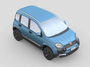 Fiat Panda Cross 2021 3D 模型