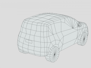 Fiat Panda Cross 2021 3D 模型