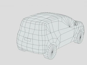 Fiat Panda Cross 2021 3D Model