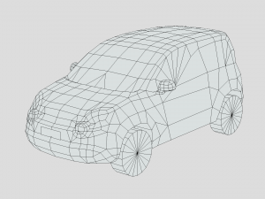 Fiat Panda Cross 2021 3D 模型