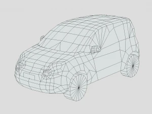 Fiat Panda Cross 2021 3D Model