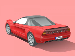 Honda NSX Type R 3D Model