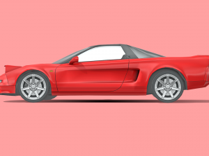Honda NSX Type R 3D Model