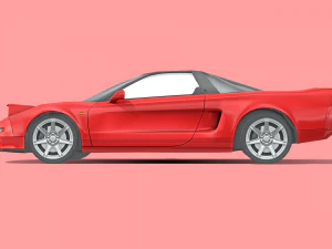 Honda NSX Type R 3D Model