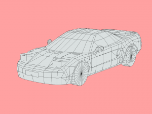 Honda NSX Type R 3D Model