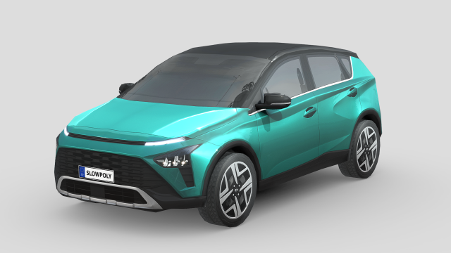 Hyundai Bayon 2022 Modello 3D .c4d .max .obj .3ds .fbx .stl .blend 