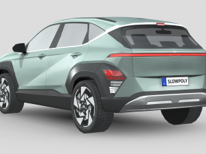 Hyundai Kona 2024 3D Model