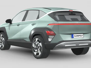 Hyundai Kona 2024 3D Model