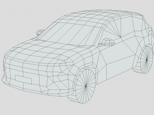 Hyundai Kona 2024 3D Model