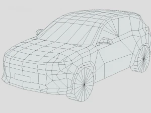 Hyundai Kona 2024 3D Model