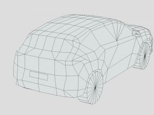 Hyundai Kona 2024 3D Model