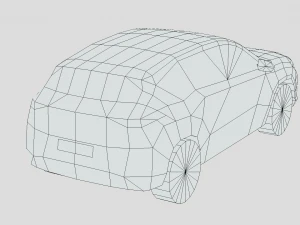 Hyundai Kona 2024 3D Model