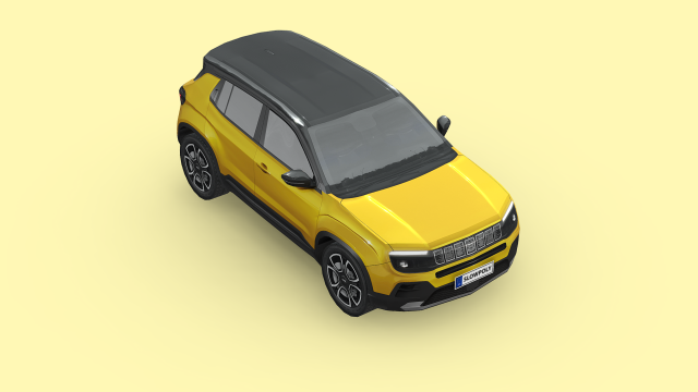 Jeep Avenger Low-poly 3D Model