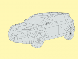Jeep Avenger 3Dモデル