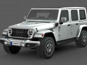 Jeep Wrangler 4xe 2024 3D Model