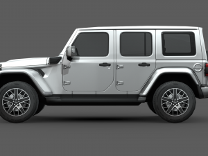 Jeep Wrangler 4xe 2024 3D Model