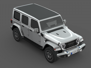 Jeep Wrangler 4xe 2024 3D Model