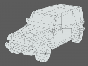 Jeep Wrangler 4xe 2024 3D Model