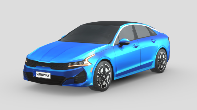 Kia K5 2022 3D-Modell .c4d .max .obj .3ds .fbx .stl .blend 