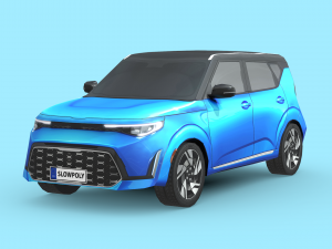 Kia Soul 2023 3D Model