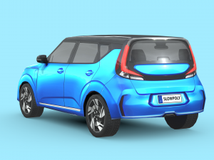 Kia Soul 2023 3D 模型