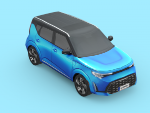 Kia Soul 2023 3D 模型