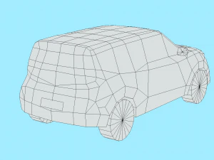 Kia Soul 2023 3D Model