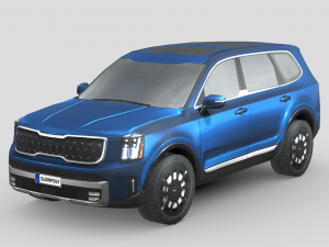 Kia Telluride 2023 3D Model