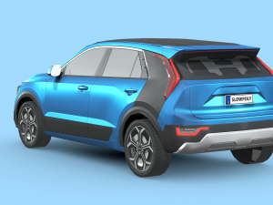 Kia Niro 2023 Model 3D