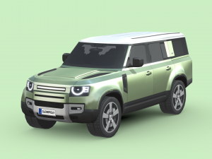 Land Rover Defender 130 3D Model