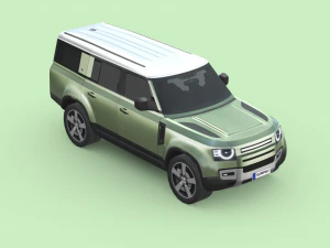 Land Rover Defender 130 3D Model