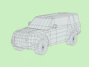 Land Rover Defender 130 3D Model