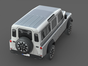 Land Rover Defender Works V8 4-door 2018 3D Model