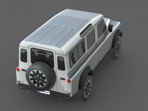 Land Rover Defender Works V8 4-дверный 2018 г. 3D Модель