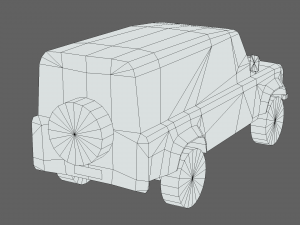 Land Rover Defender Works V8 4-door 2018 3D Model