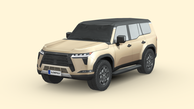 Lexus GX Overtrail 2024 Model 3D .c4d .max .obj .3ds .fbx .stl .blend 