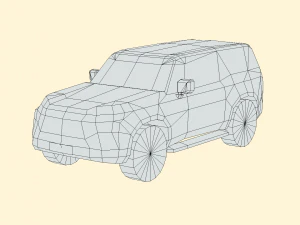 Lexus GX Overtrail 2024 3D Model