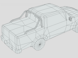 Mahindra PickUp Cab Karoo 2022 Modèle 3D