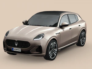 Maserati Grecale Folgore 3D Модель