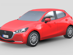 Mazda 2 2020 Modelo 3D