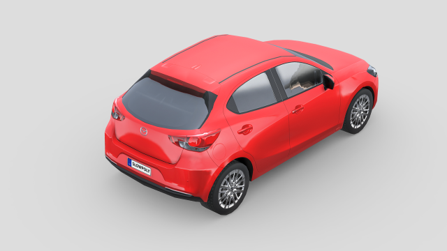 Mazda 2 hybride 2023 3D model - Télécharger Véhicules on