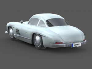 Mercedes Benz 300SL Gullwing 3D Model