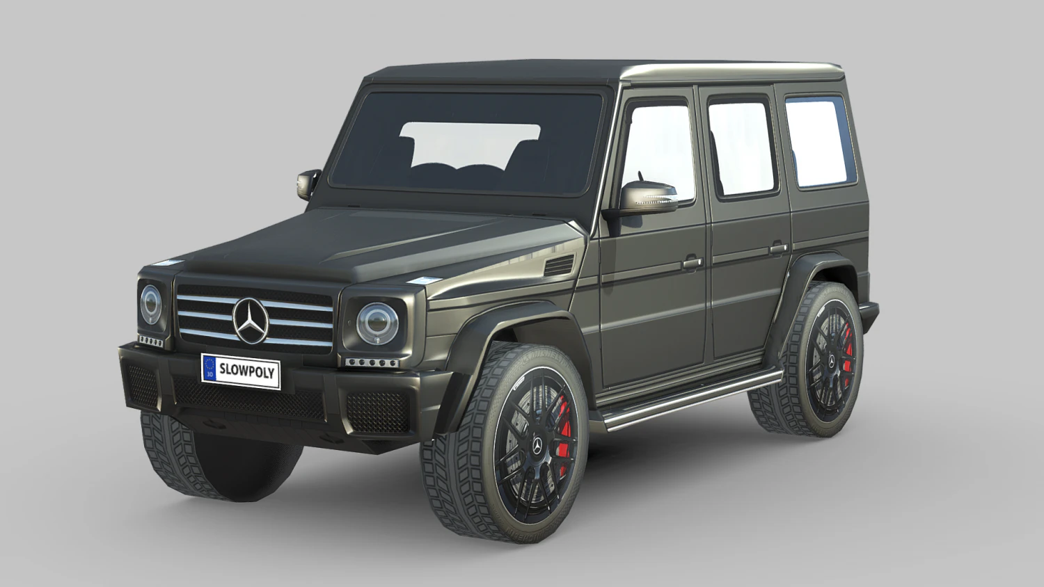 Mercedes G Class 3D Model .c4d .max .obj .3ds .fbx .stl .blend 